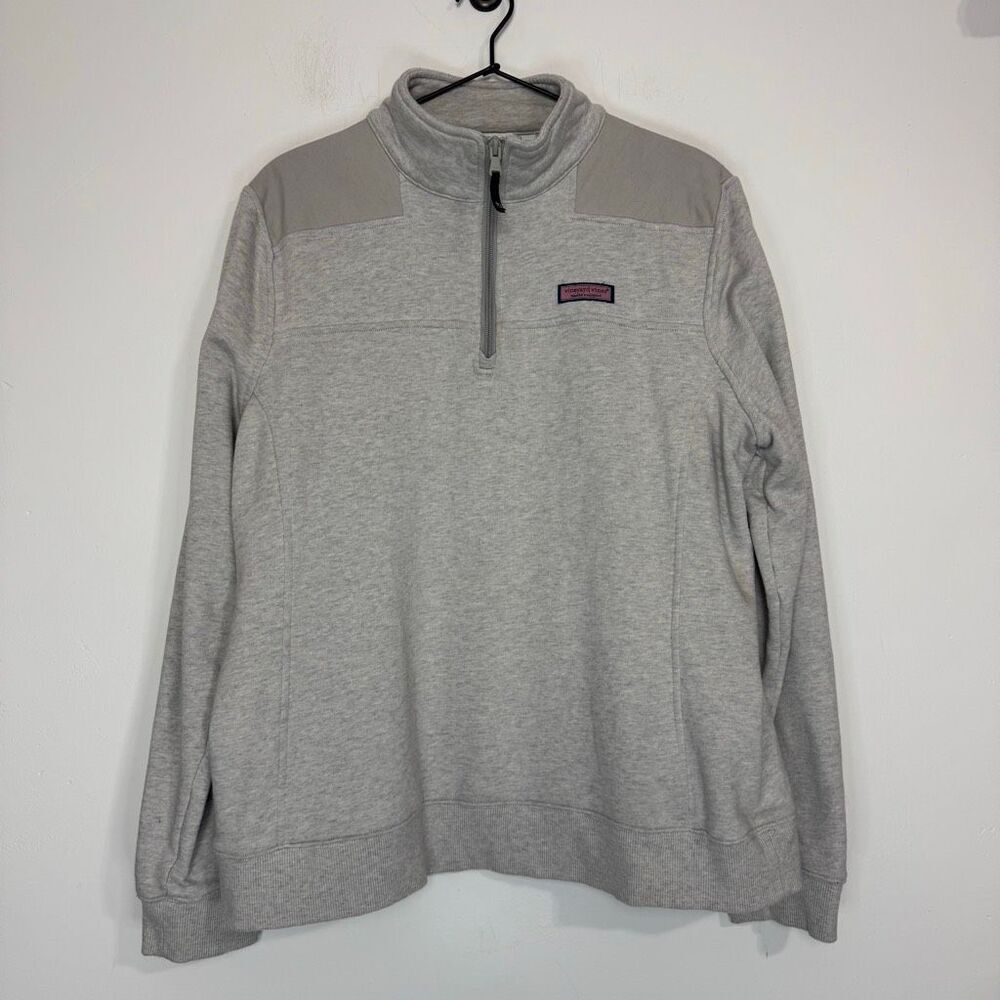 Vineyard Vines Heather Gray Shep Pullover XL